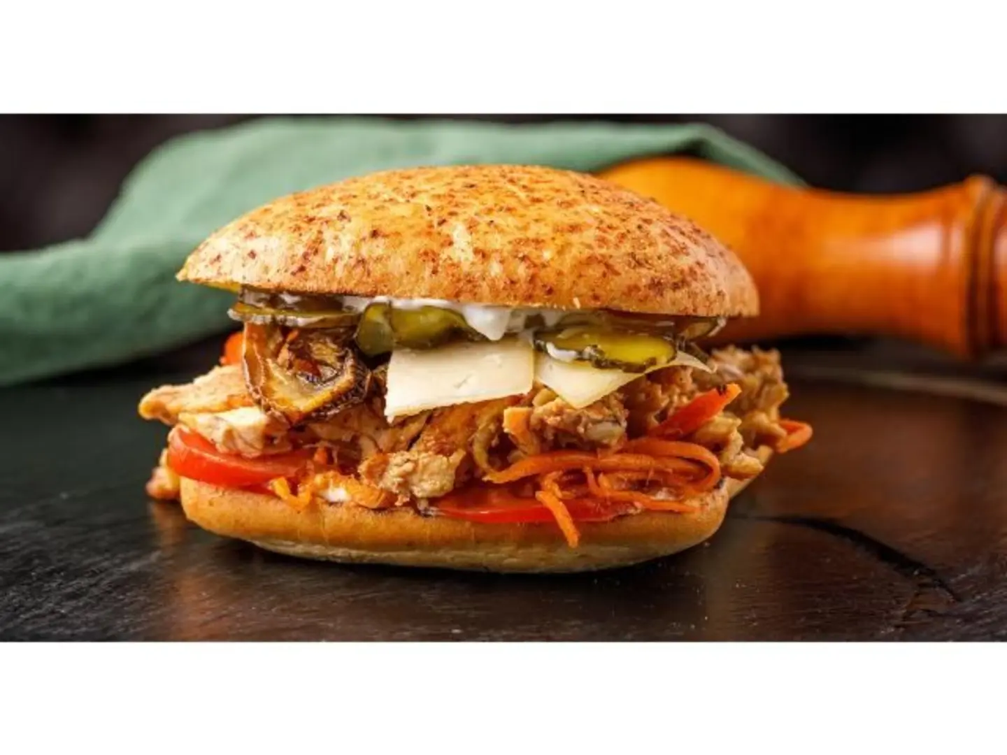 Chicken Shawarma Burger