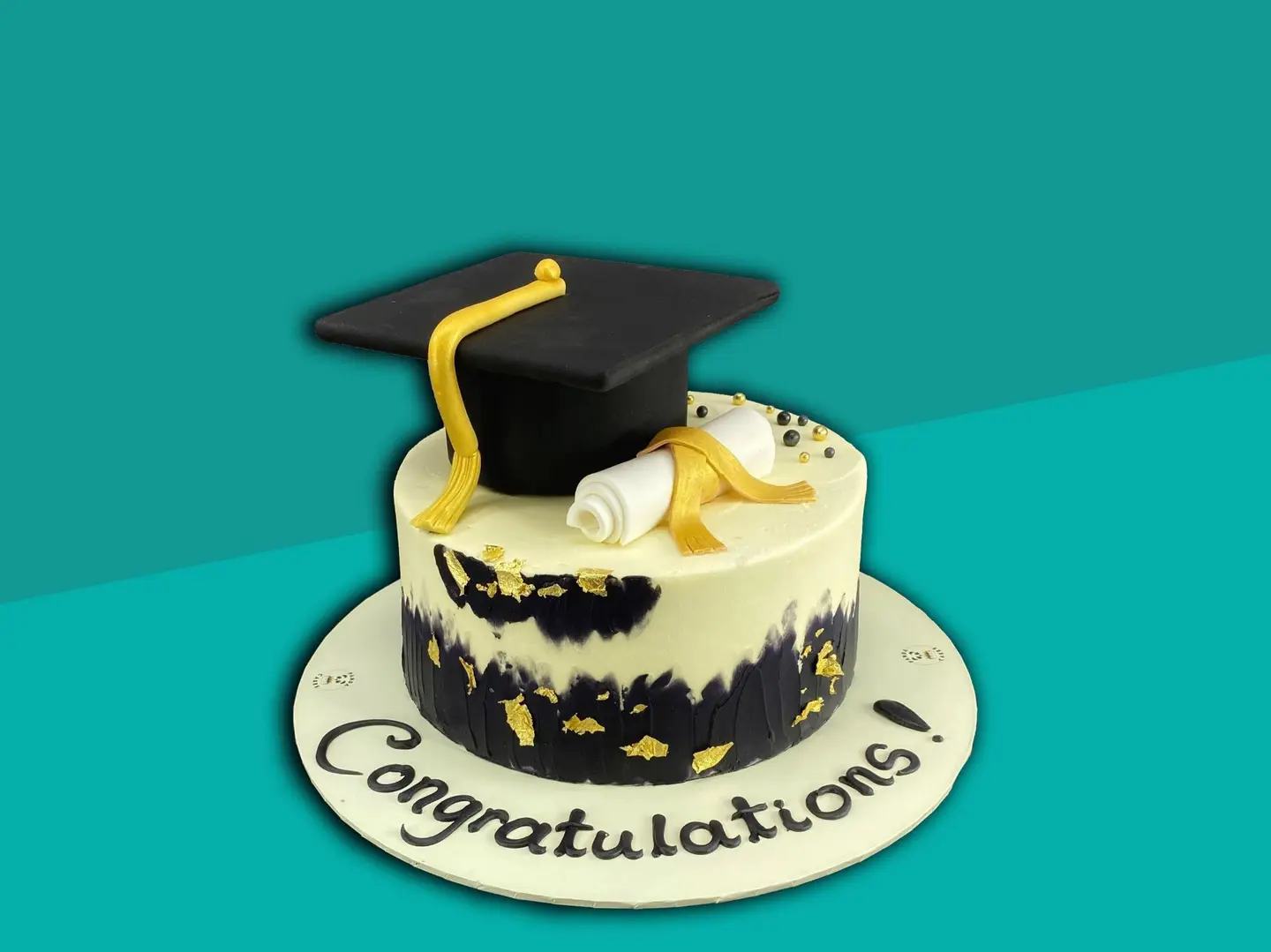 Graduation Scroll Cake