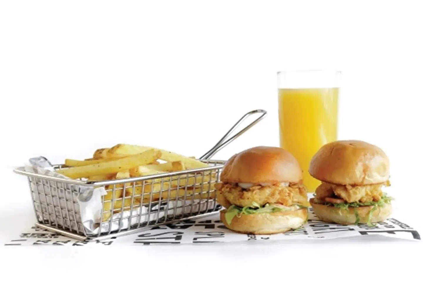Mini Chicken Burger Kids Meal