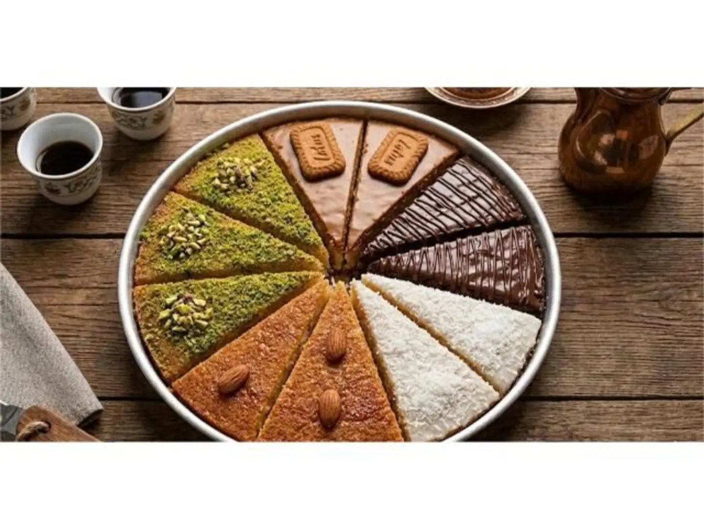 Basbousa Triangle Flavors