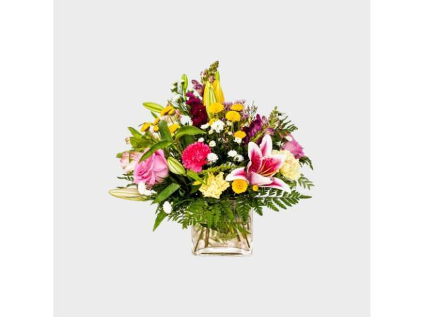 فازة ورد صناعي مشكل