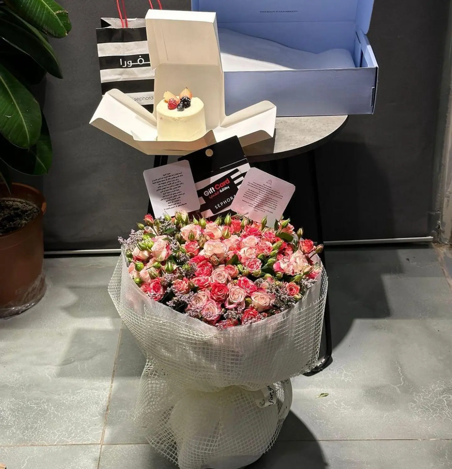 كيك كانديرا مع الورد ٣