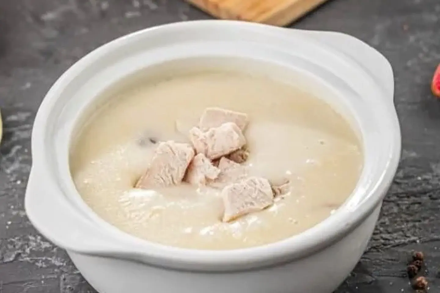 شوربة دجاج بالكريمة