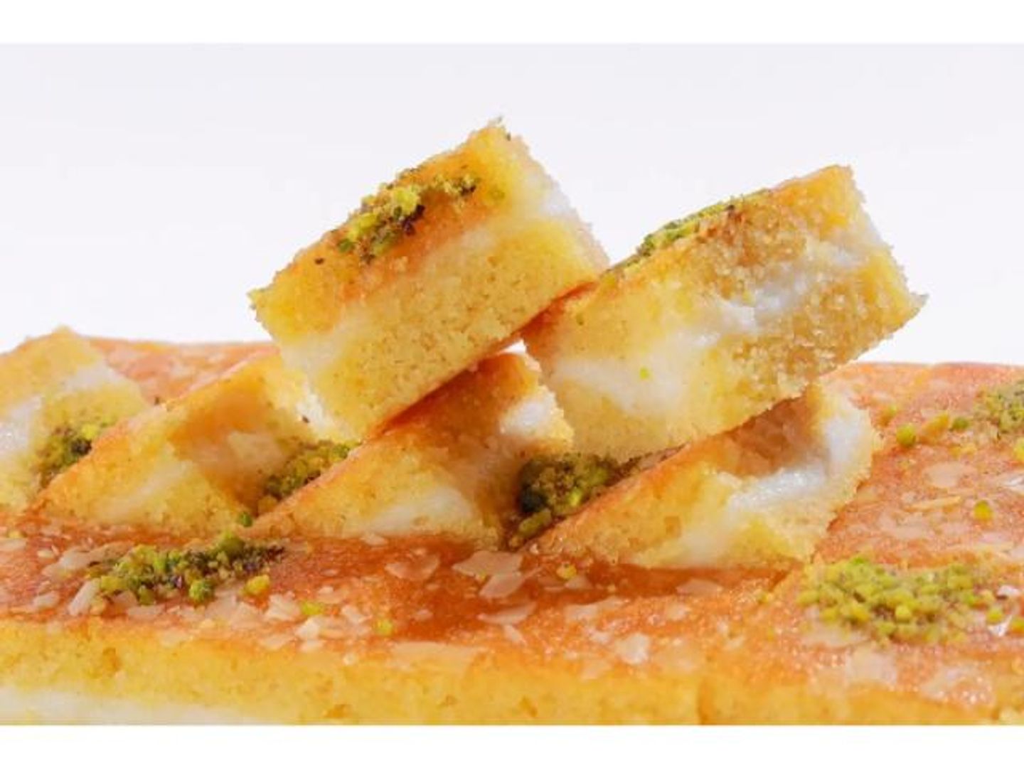 Basbousa With Two Fillings Of Your Choice