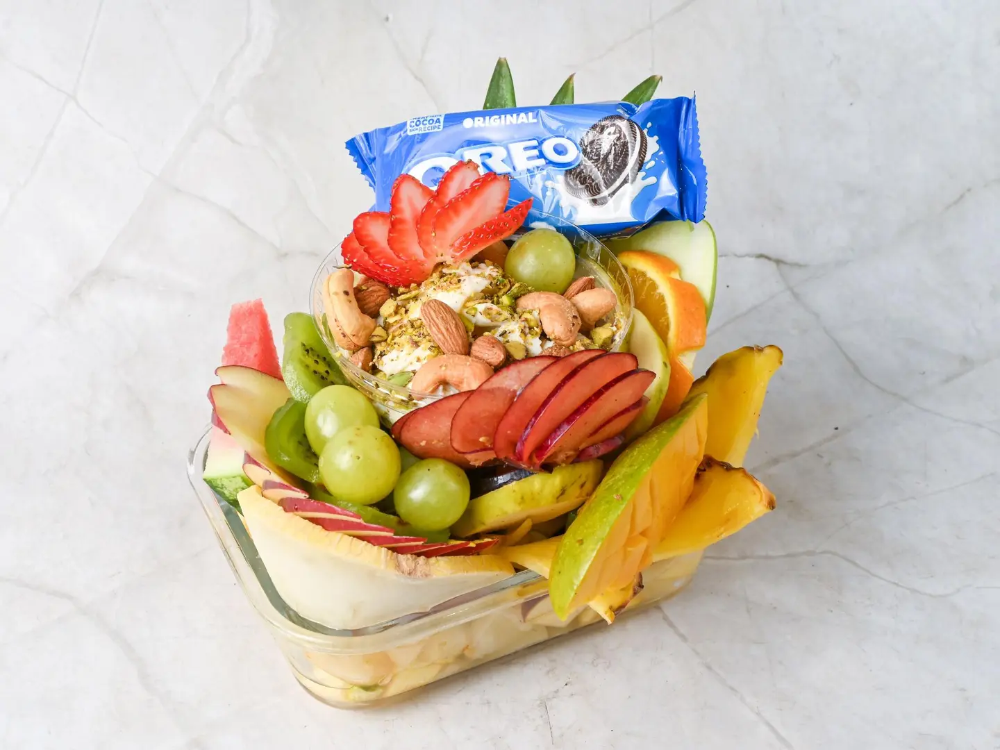 سلطة فواكه اوريو