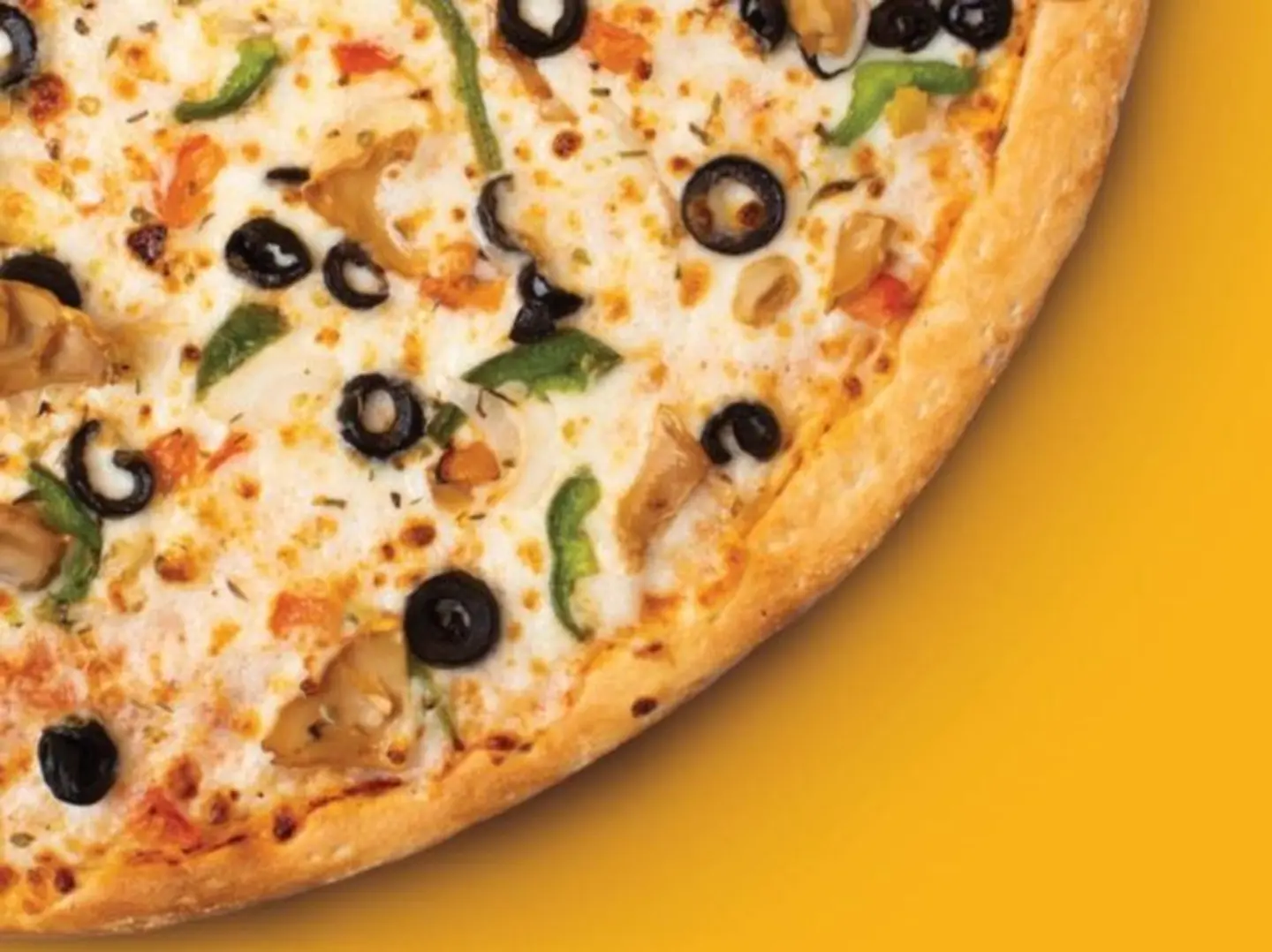 بيتزا الخضار كبير