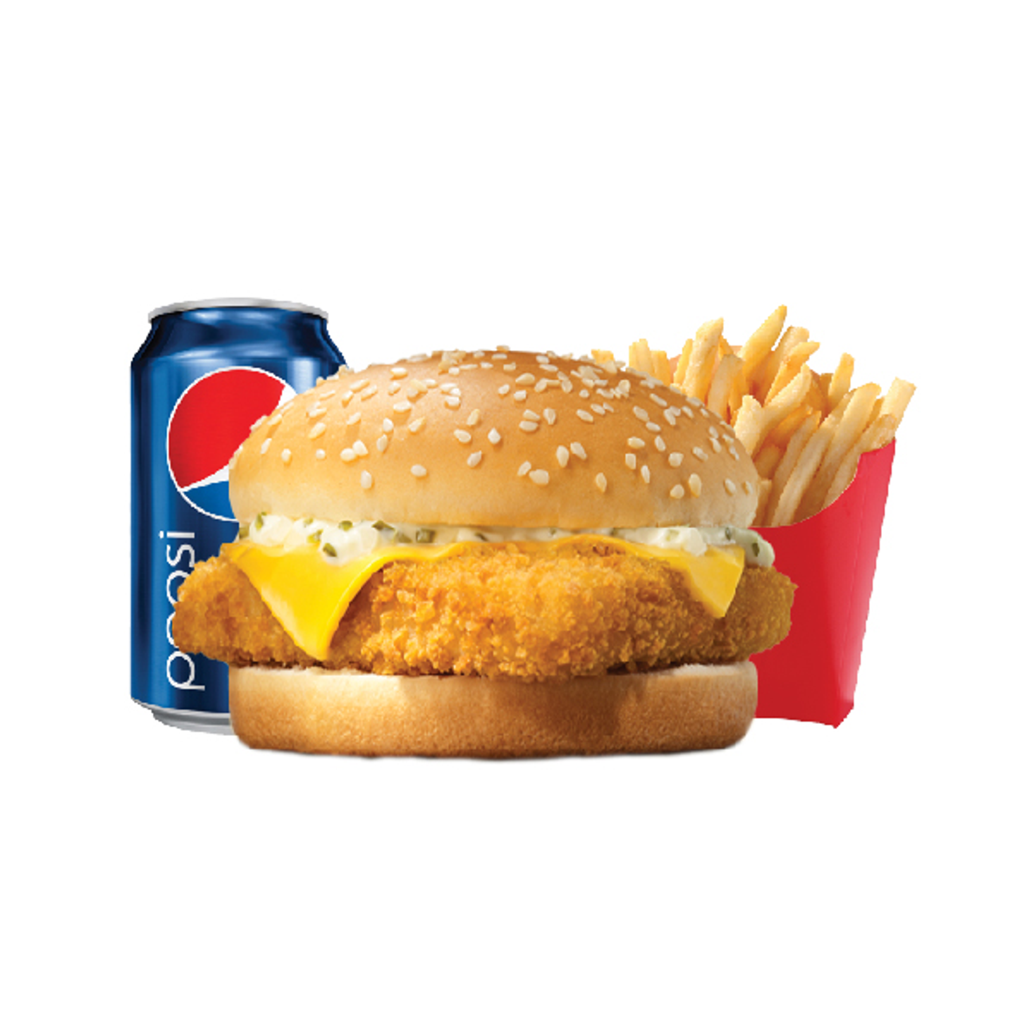 وجبة برجر سمك