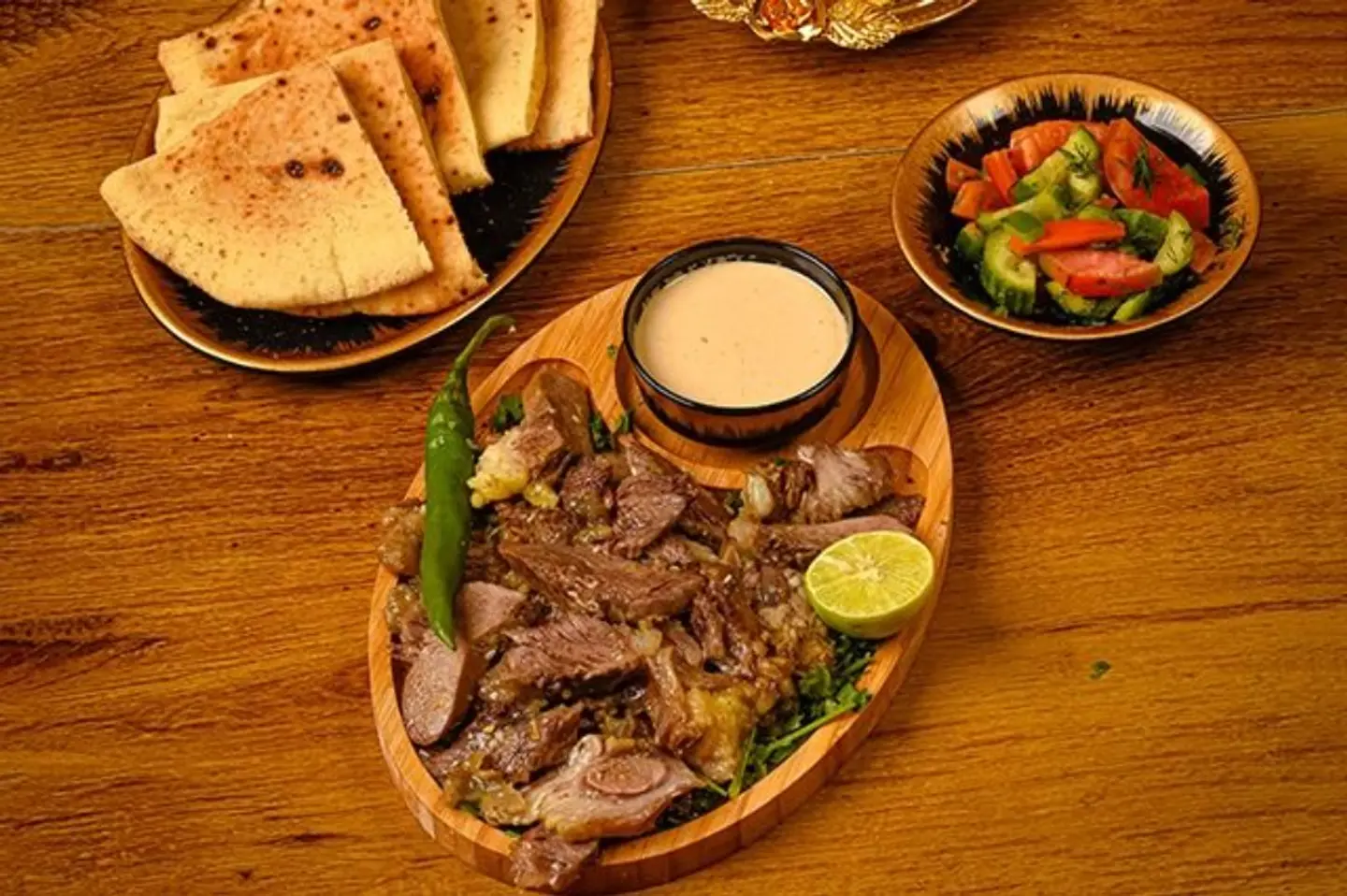 صحن لحم من رأس البقر