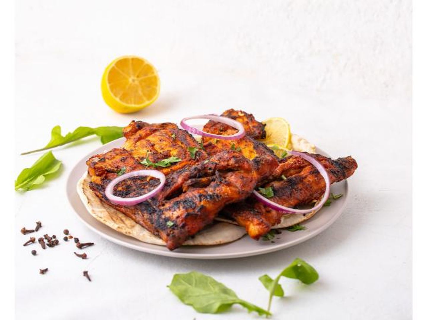 حبة دجاج على الفحم مع الأرز