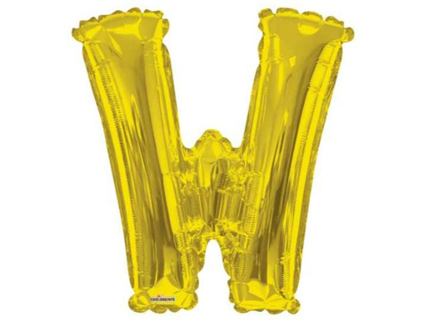 Helium W Balloon Gold