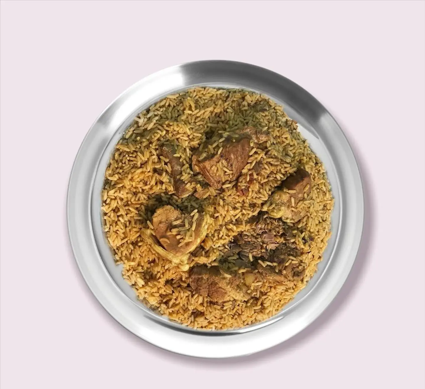 نفر لحم مضغوط مكشن رز مزه