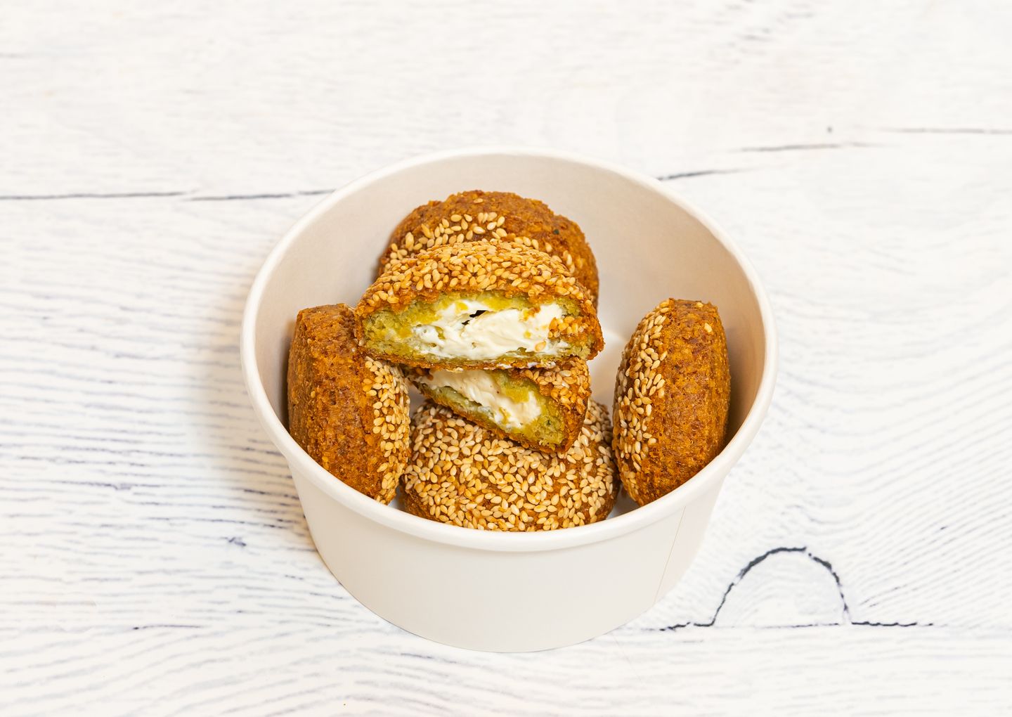 Cheese Stuffed Falafel