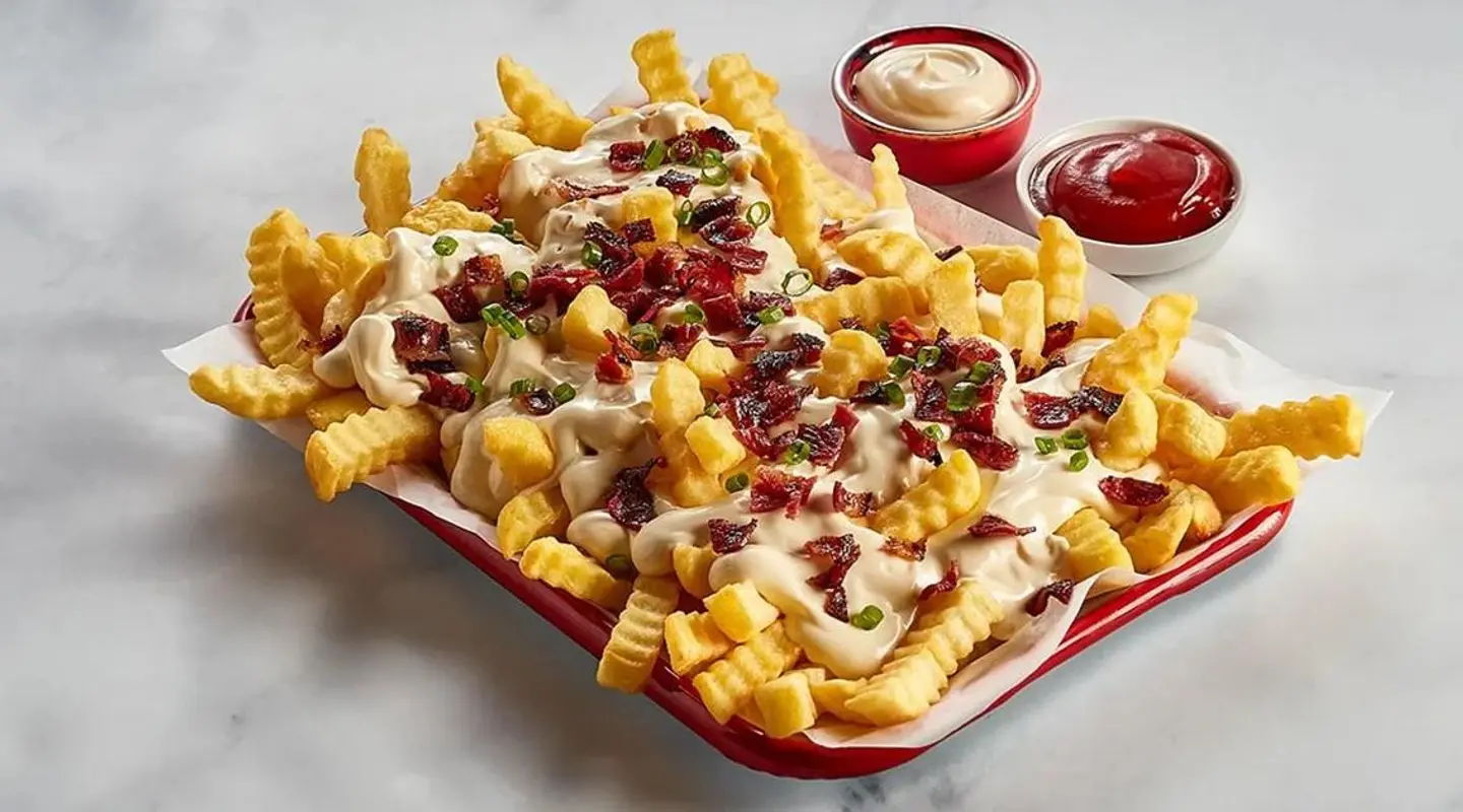 بطاطس بالجبنه مع لحم هلابينو