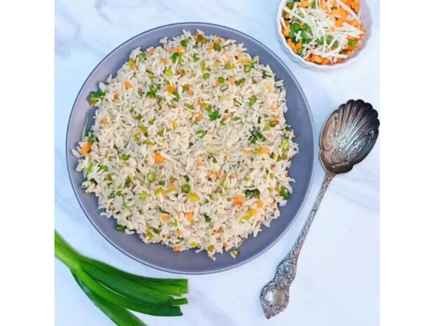 أرز مقلي مشكل