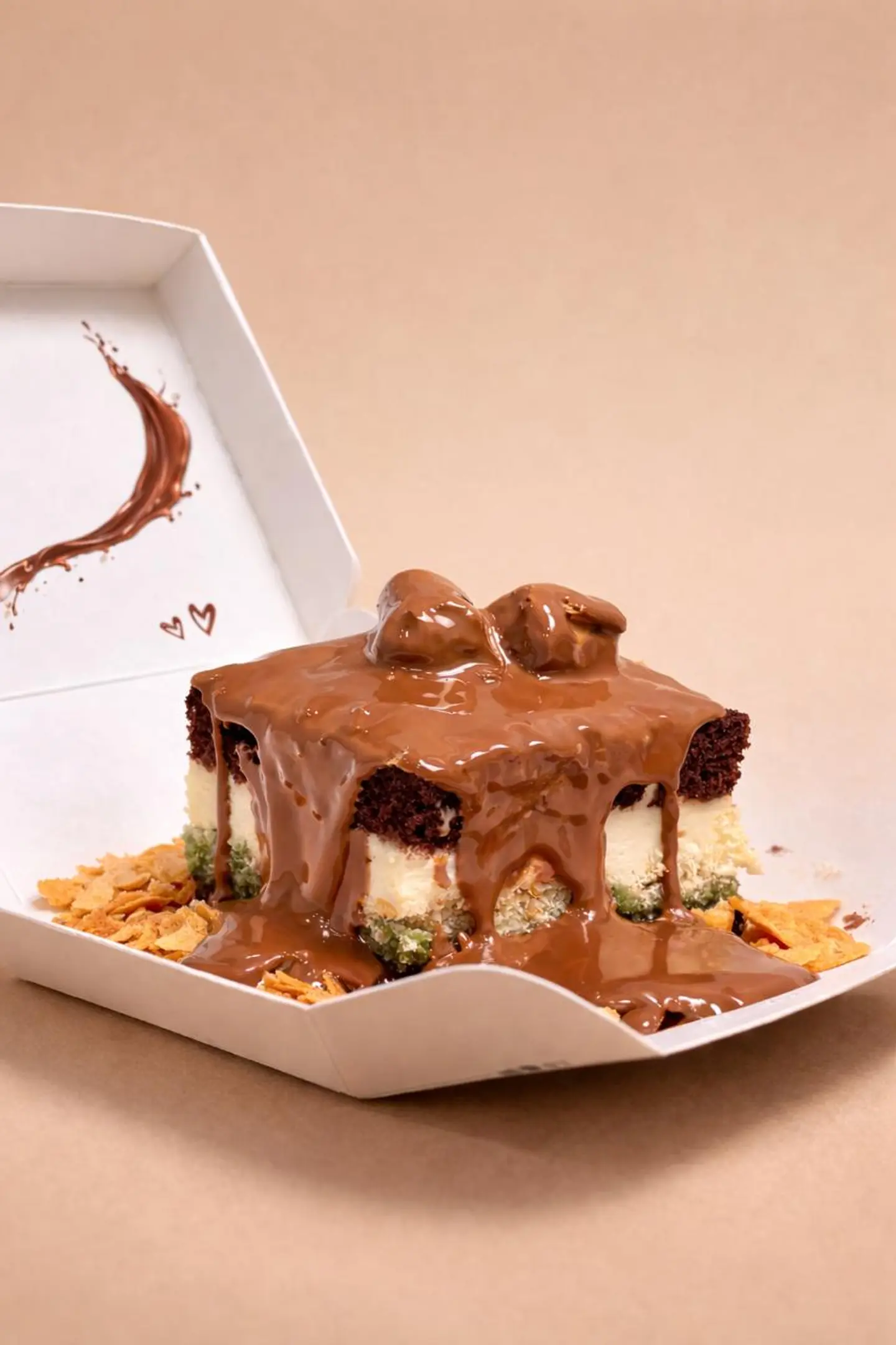 ويفز تشوكلت كيك (بيستاشيو كنافه)