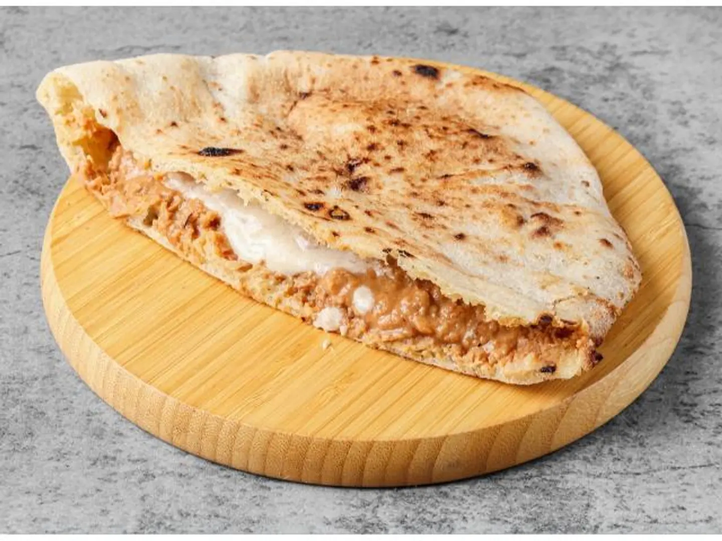 Foul And Hummus Sandwich