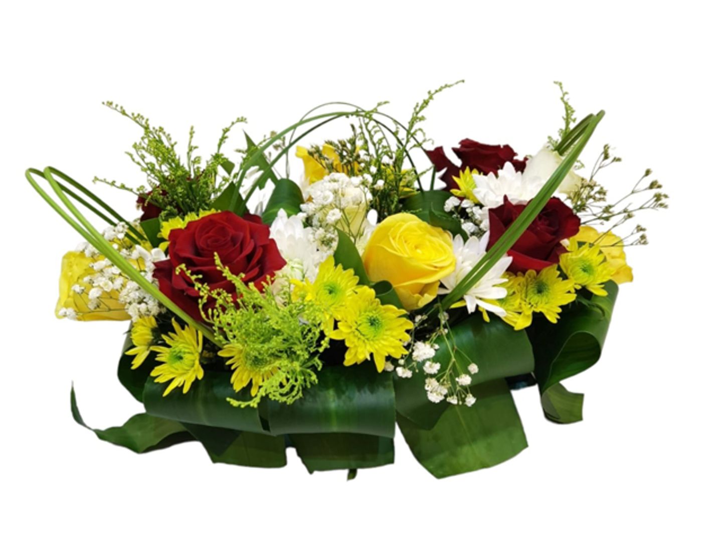 Table Bouquet Of Natural Flowers 50 Cm Bb