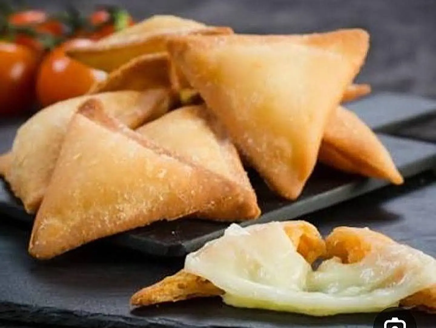 Liquid Cheese Samosa