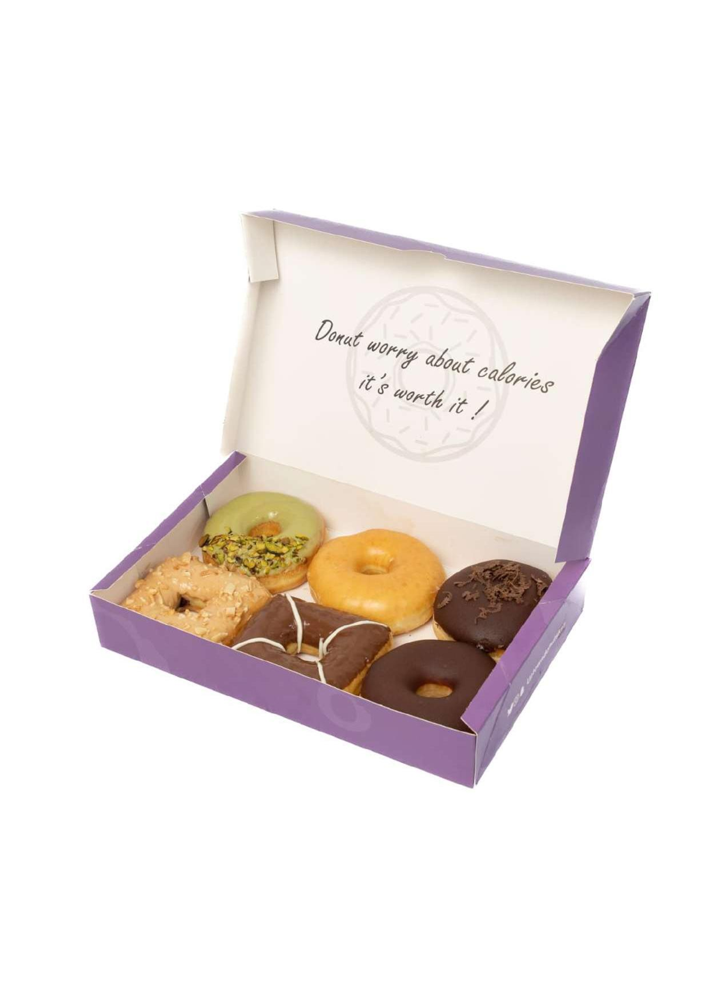Half A Dozen Mixed Donuts