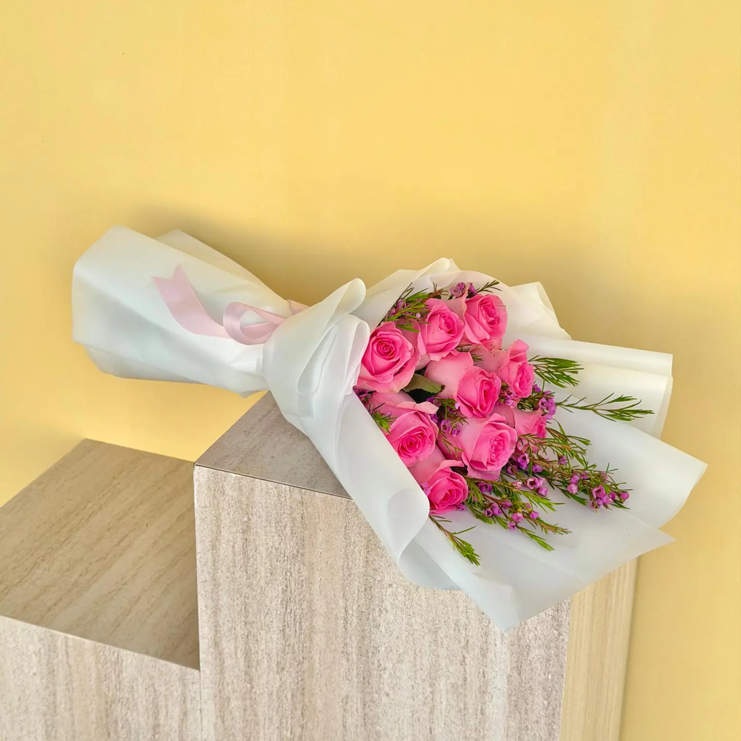 بوكية وردي صغير