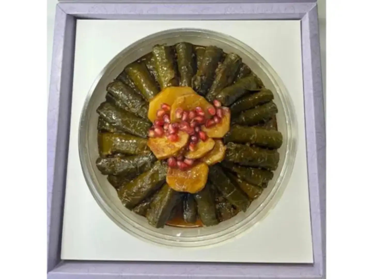 ورق عنب بنّة - وسط