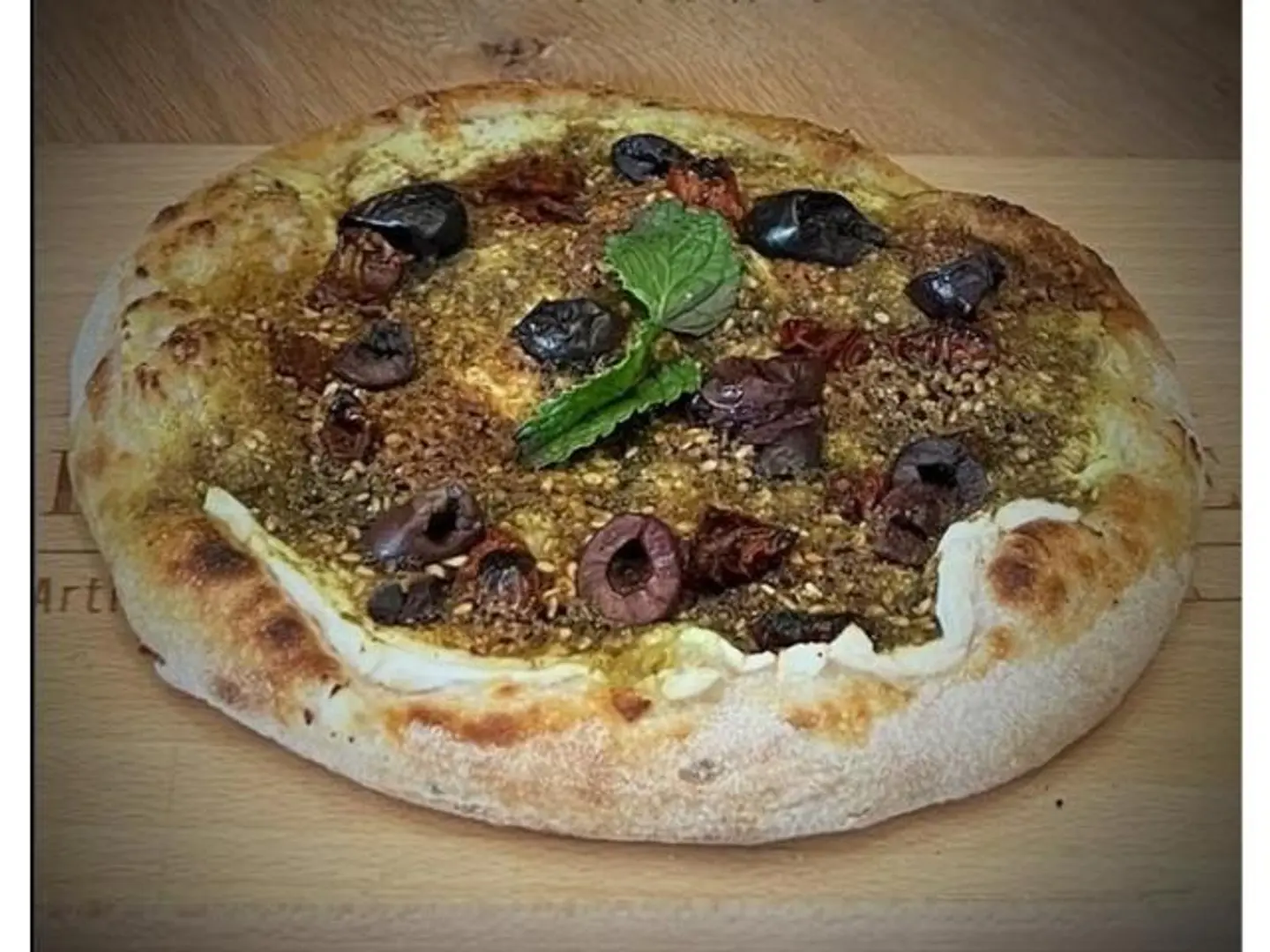 Labneh Pie With Olives And Thyme