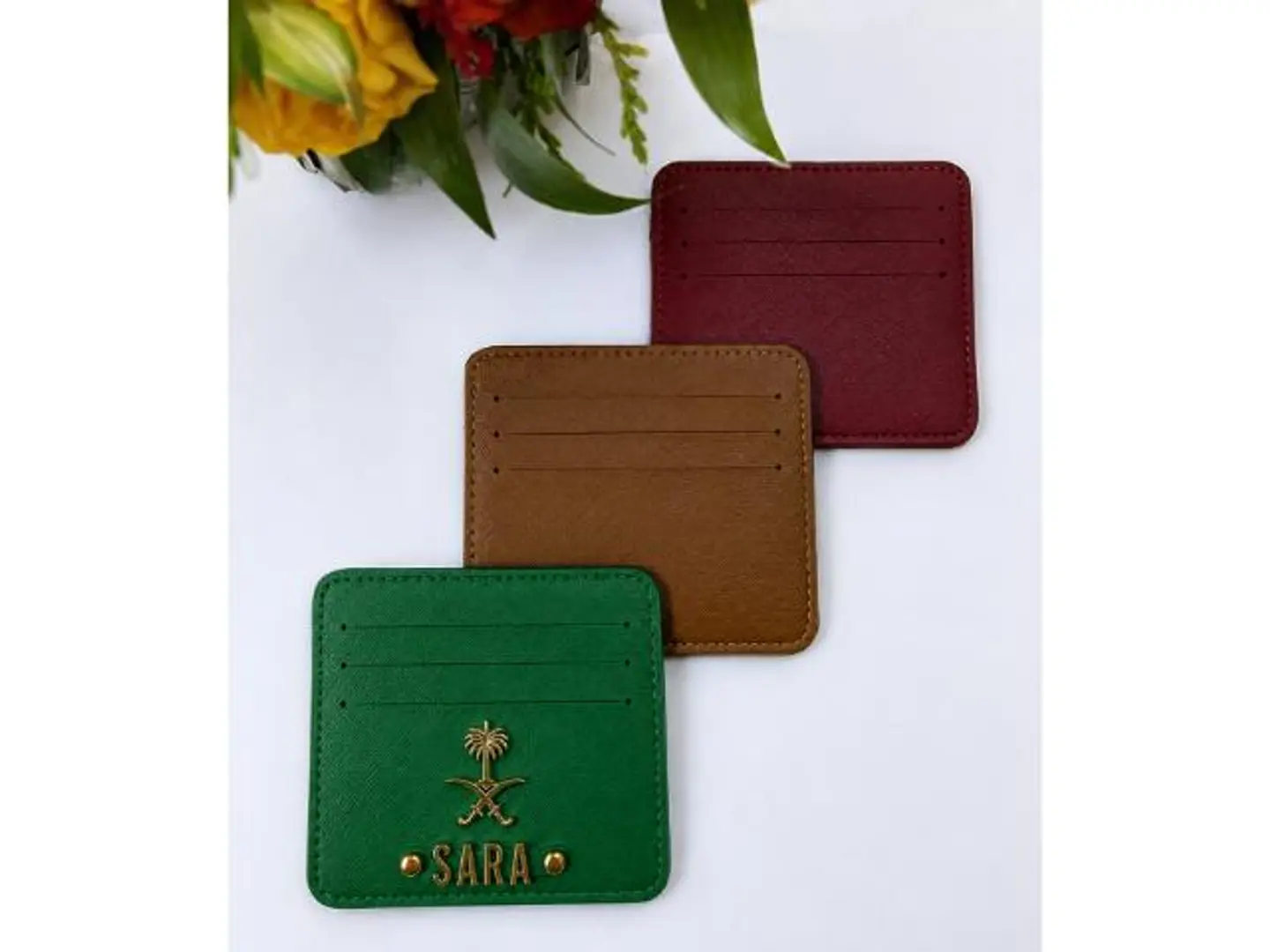 Personalized Saudi Leather Wallet
