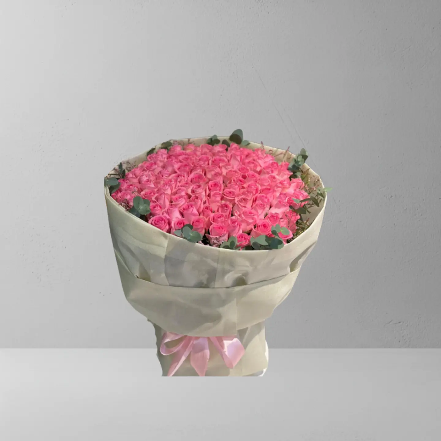 باقة وردي كبيرة 1