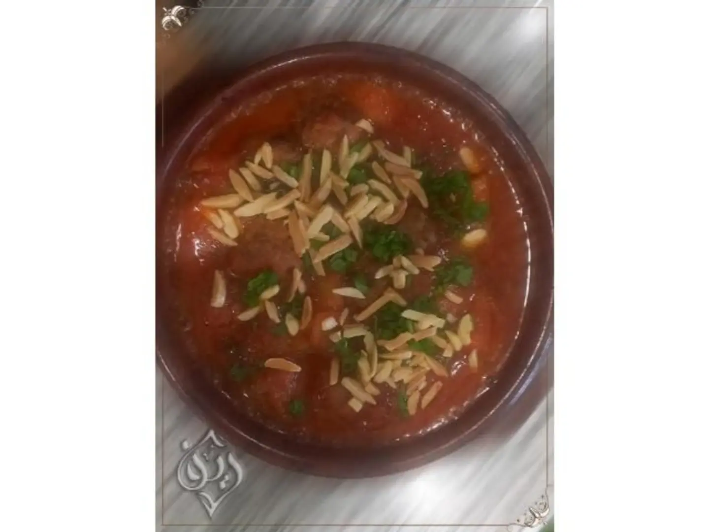 طاجن كفتة بالبندورة