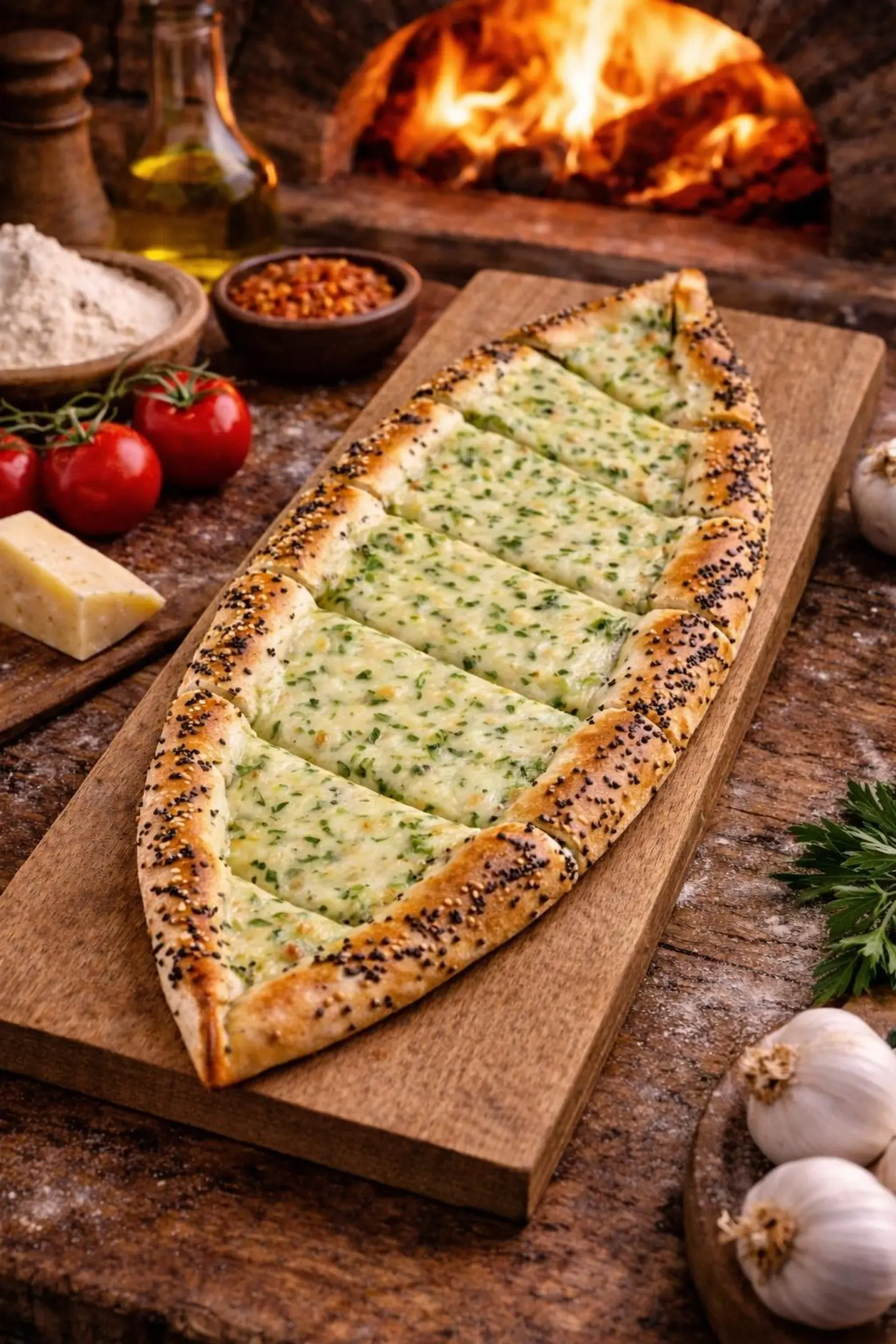Akkawi Cheese Pide