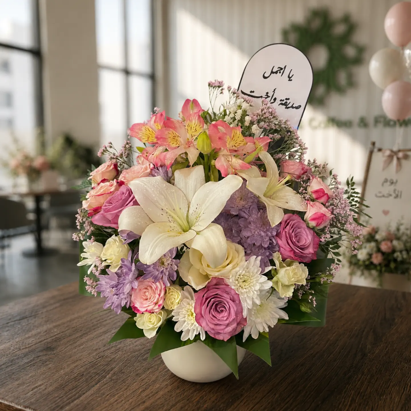 Sister’s Day Flower Vase