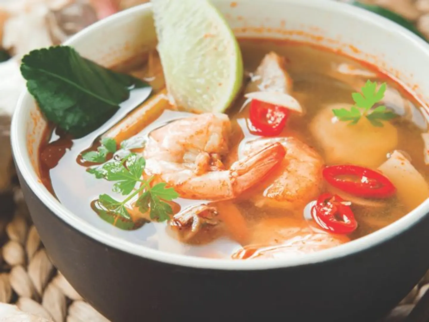 Seafood Tom Yum Soup