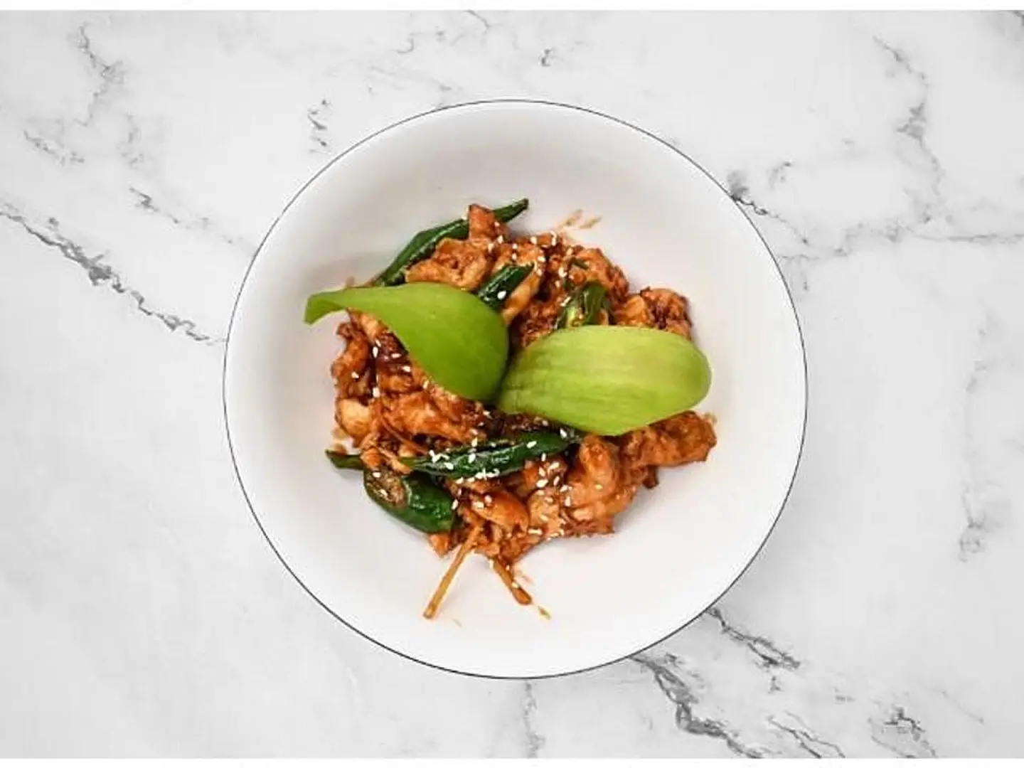 دجاج فلفل ناشف