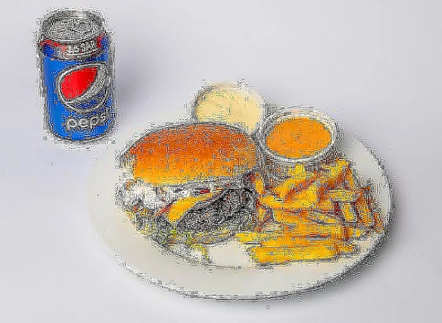 وجبة برجر لحم