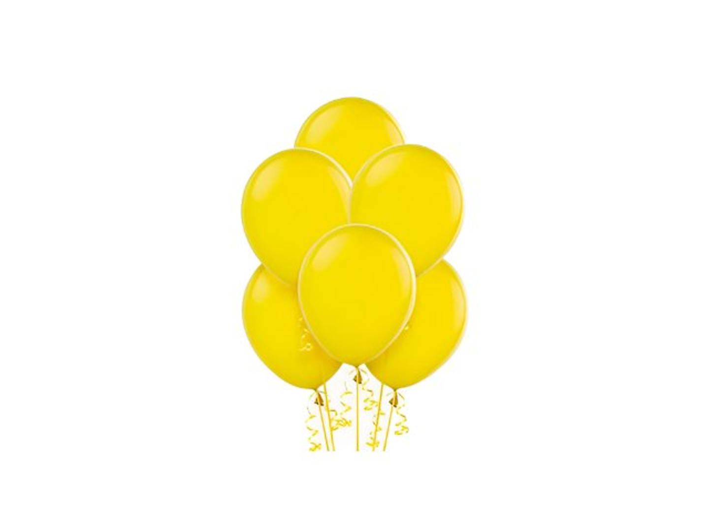Yellow Balloon Bouquet 6 Pieces
