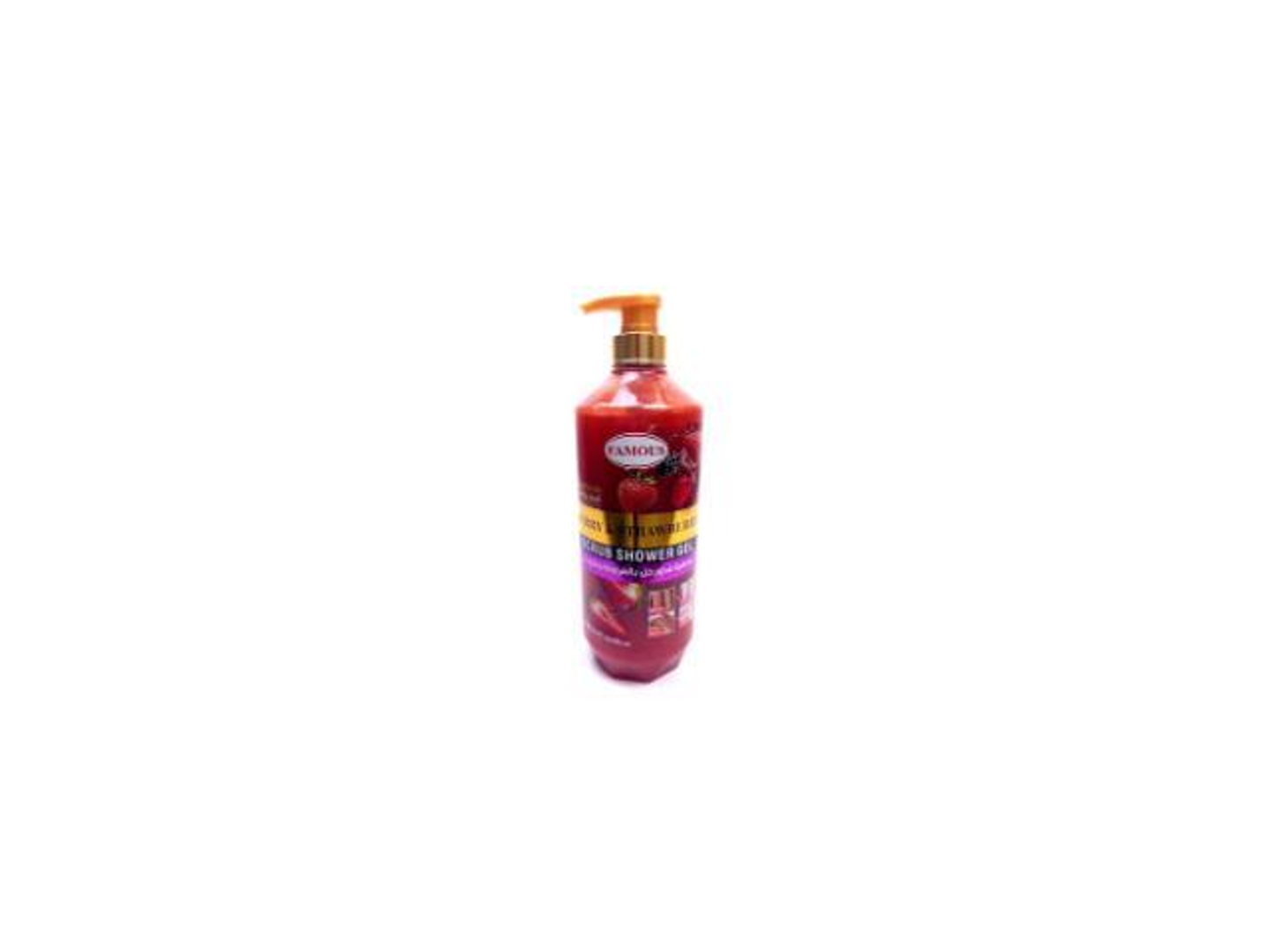 Famous Strawberry & Raspberry Shower Gel 1000ml
