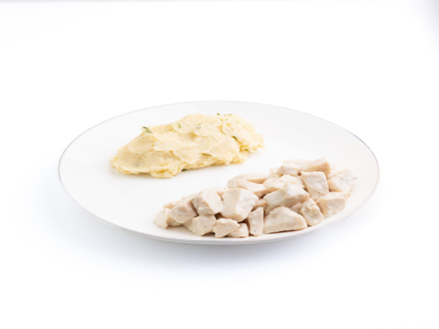 Mashed Potatoes With Creamy Chicken - 50 G