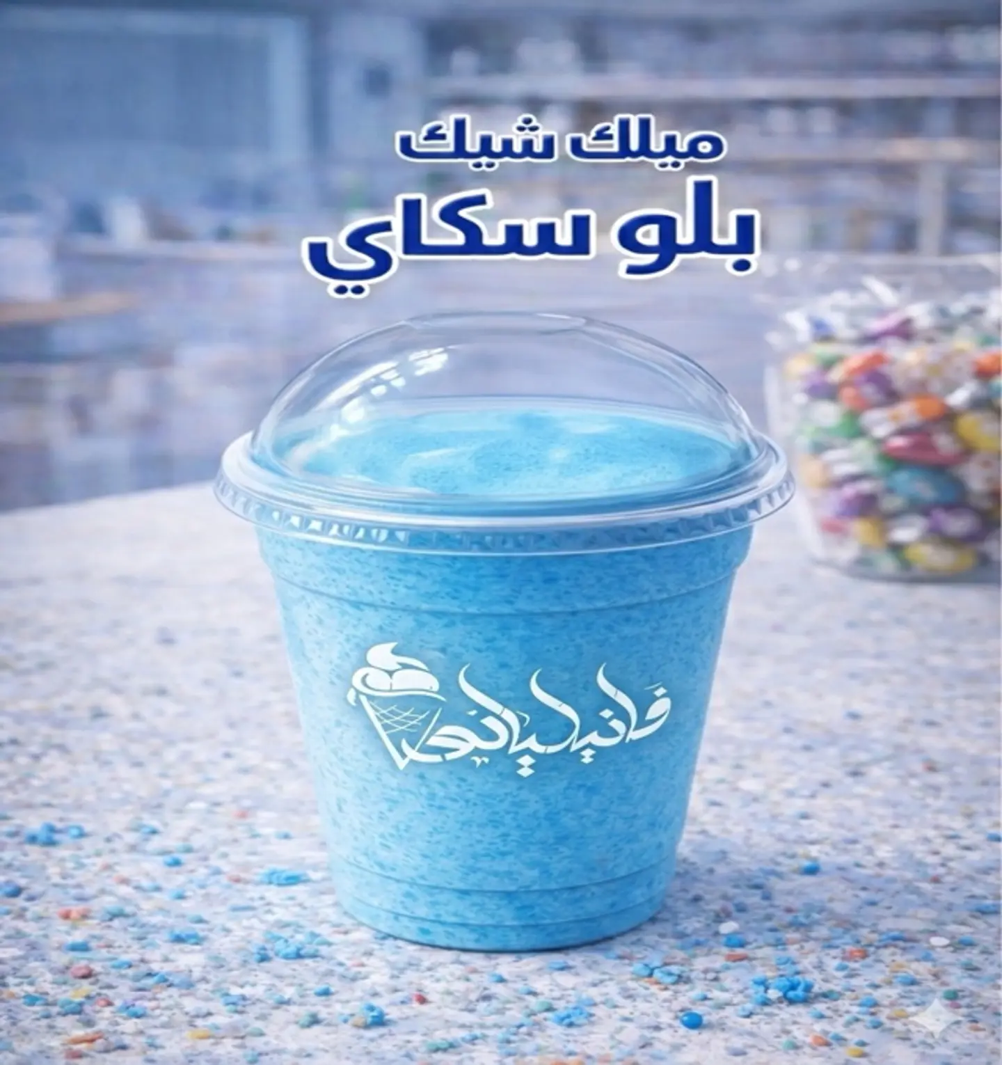 ميلك شيك بلو سكاي