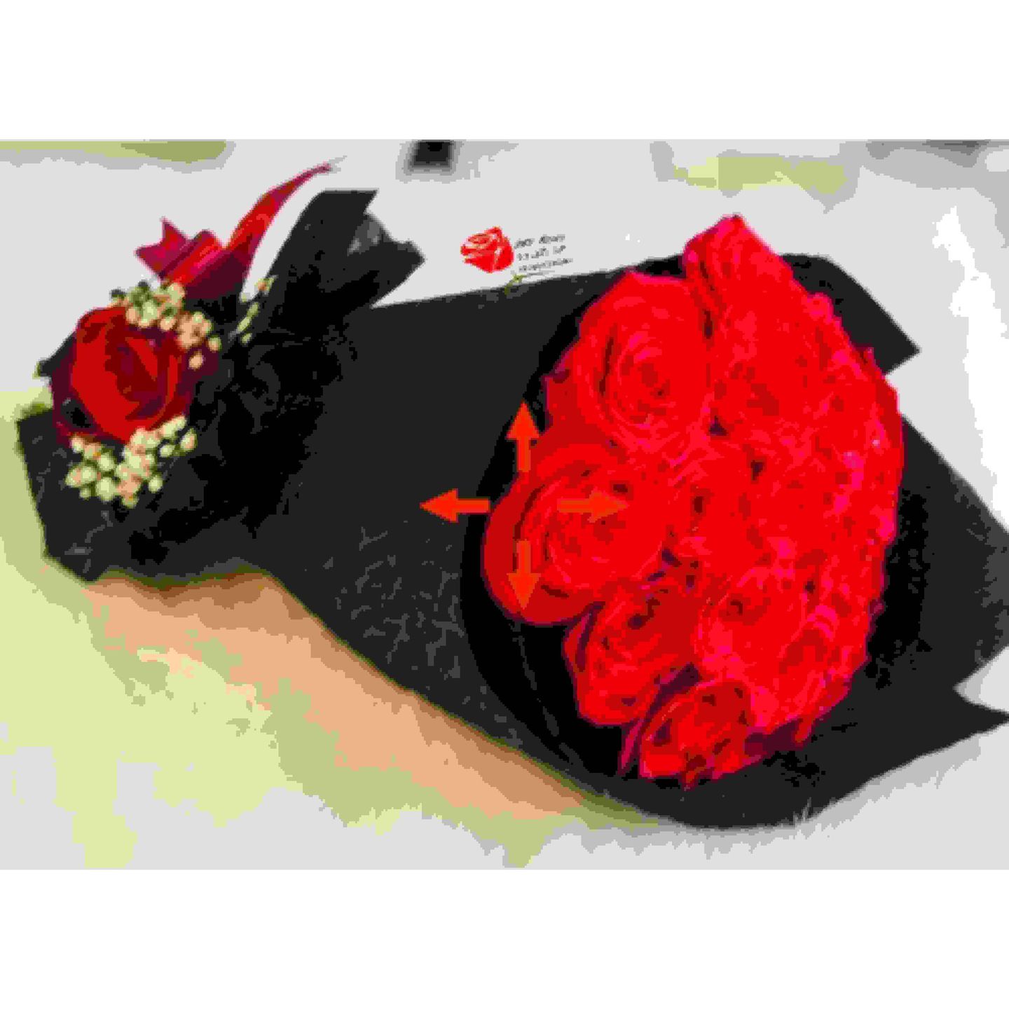 Black Packaging Bouquet