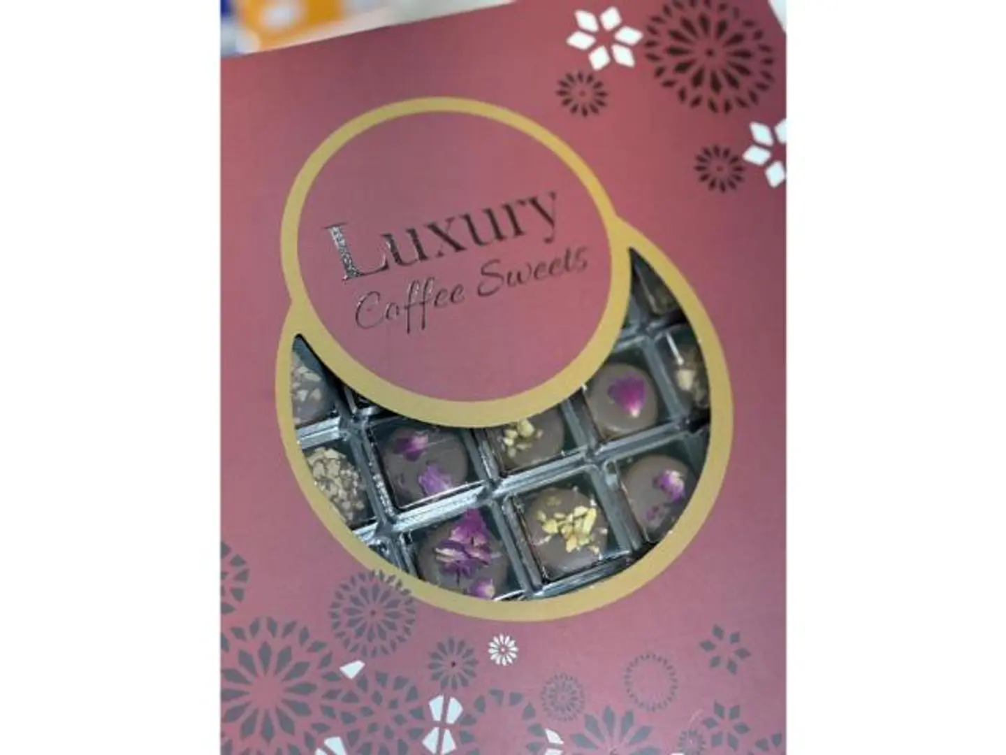 Chocolate With Sweets Coffee And Roses