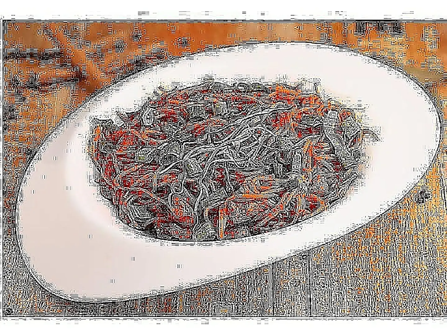 مكرونة صوص احمر