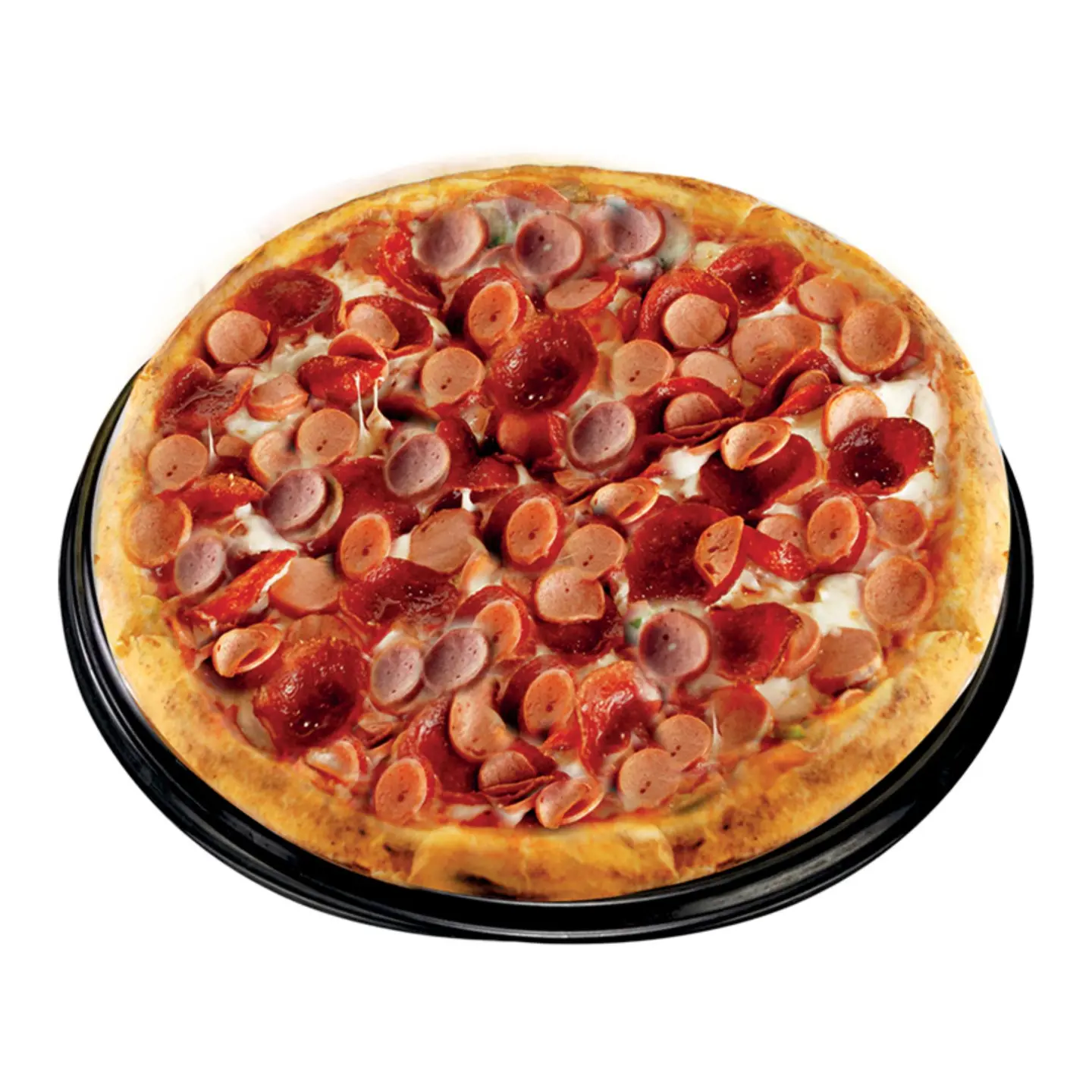 Hot Dog Pizza With Pepperoni