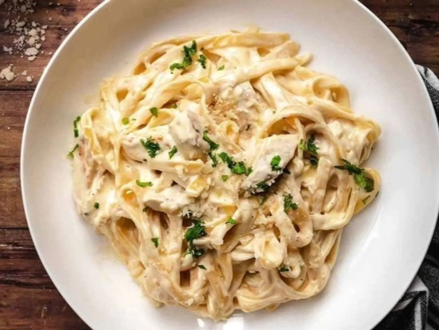Fettuccine Chicken Alfredo