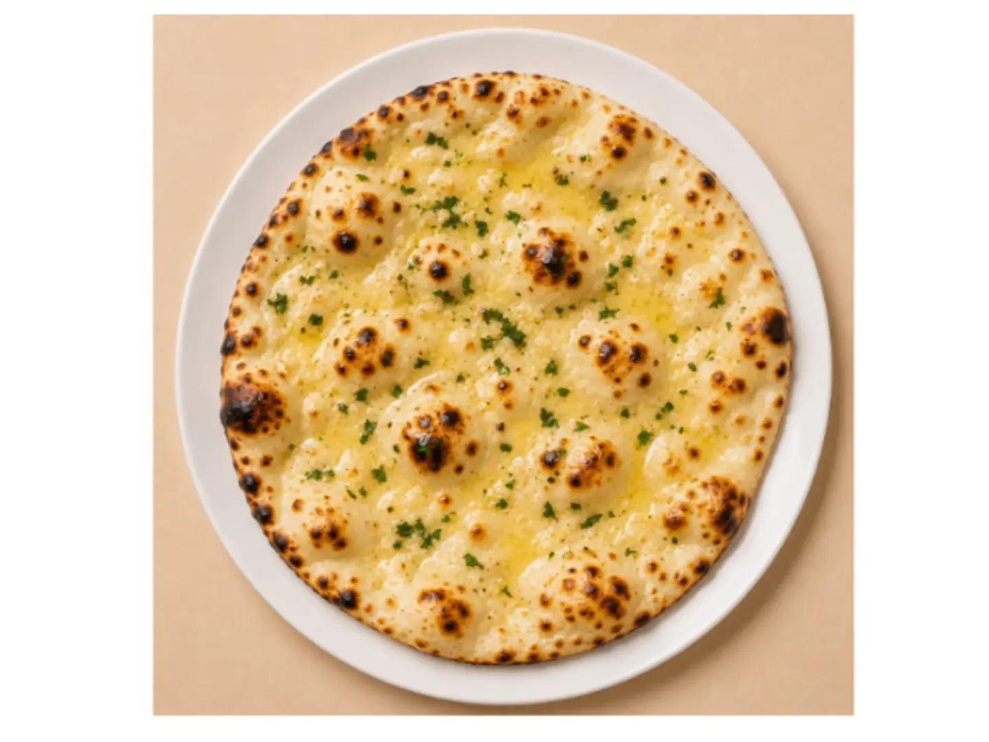 Buttered Naan Bread