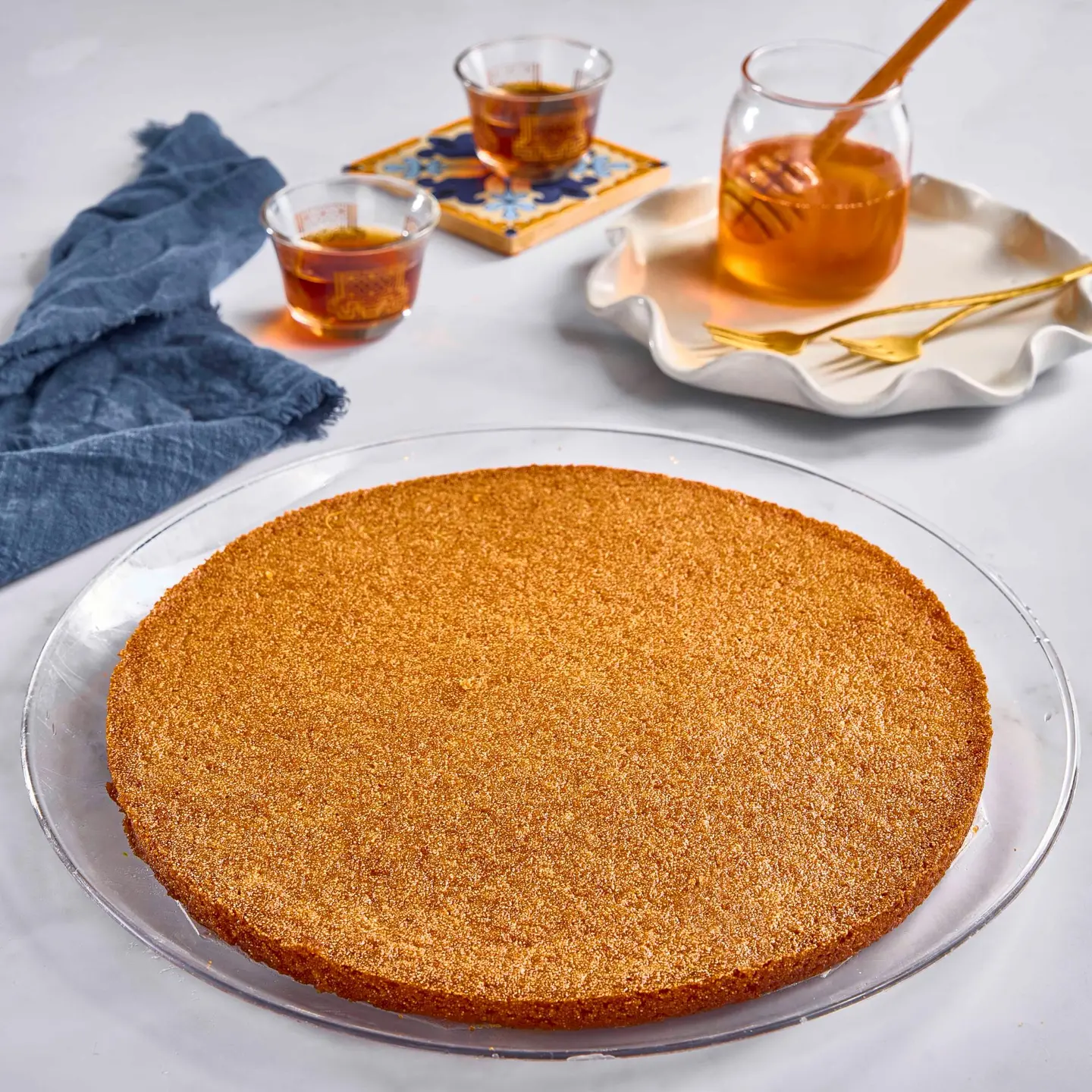 Plain Basbousa   Large Plate