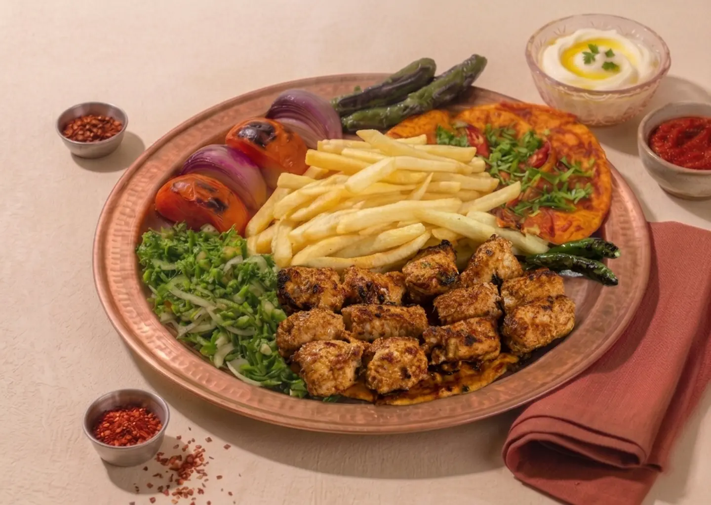 Shish Tawook Platter