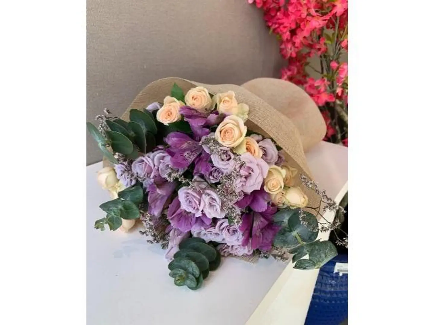 Rustic Burlap Bouquet