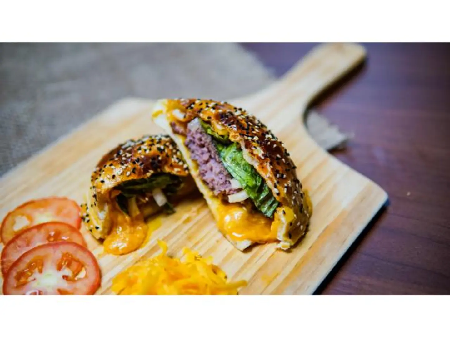 Charcoal Grilled Aleppo Castle Hamburger - Sandwich