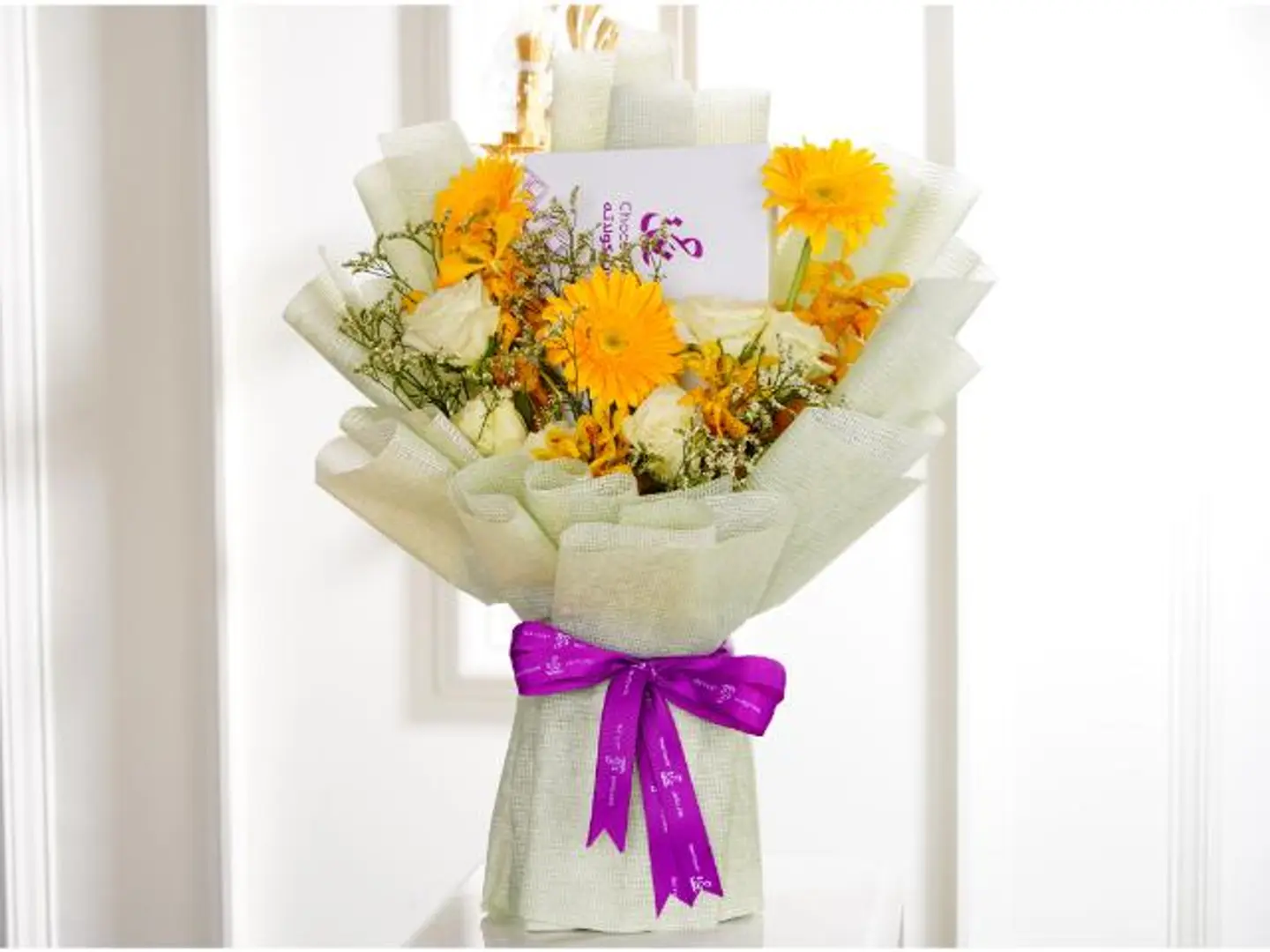 بوكيه الحديقة الصفراء