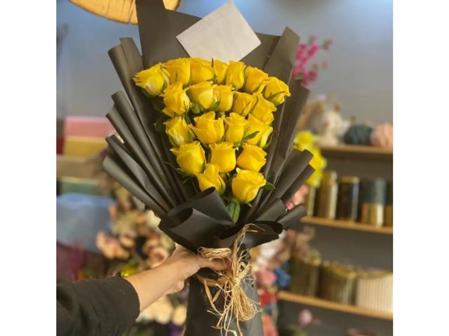 Yellow Jouri Bouquet